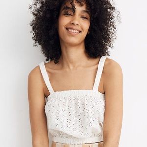 LAST CALL ❗️NWT Madewell Eyelet Crop